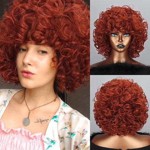 Lace Front Short Curly Wig Lace Front Short Curly Wig