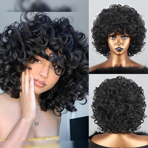 Lace Front Short Curly Wig Lace Front Short Curly Wig