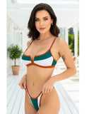 Women's Colorblock Underwire Bikini with Contrast Trim | Ribas