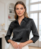 Comprar blusa social feminina em cetim seda para escritório, reuniões e looks casuais refinados em promoção ZARA