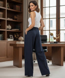 Women’s Wide Leg Tailored Pants High Waist | Trali