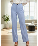 Women's High Waist Tailored Pants with Front Pleats | Helô