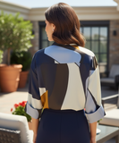 Women's Oversized Printed Button Down Shirt | Lina