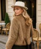 Women's Short Faux Fur Coat for Winter | Miller