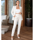 Women's Tailored Blazer and Pants Set Elegant | Salazar