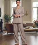 Comprar conjunto feminino alfaiataria com blazer e calça reta elegante para trabalho ou eventos barato ZARA