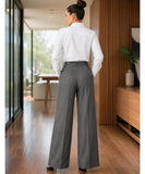 Women's Tailored Set with Blazer and Straight Leg Pants | Piazi