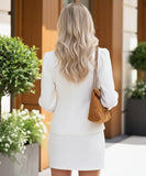 Comprar conjunto tricot feminino cardigan e saia inverno elegante confortável barato em promoção ZARA