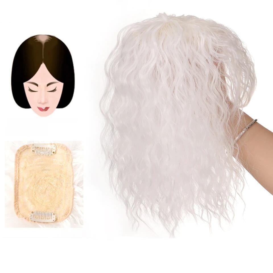 Invisible Lace Curly Hair Topper - Anellace Invisible Lace Curly Hair Topper - Anellace