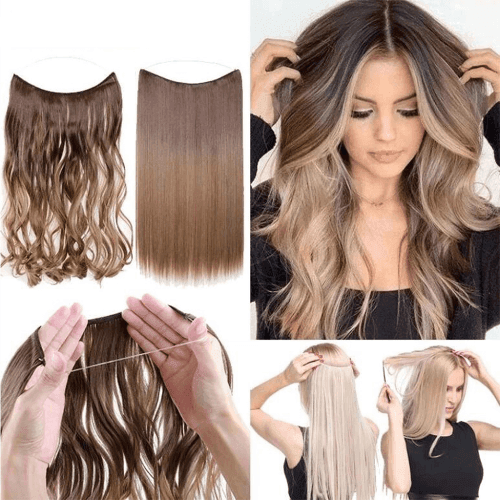 Invisible Wire Hair Extensions - Anellace Invisible Wire Hair Extensions - Anellace