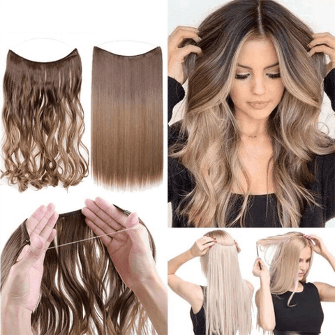 Invisible Wire Hair Extensions - Anellace Invisible Wire Hair Extensions - Anellace