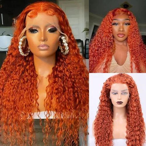 Long Body Curly Lace Front Wig - Synthetic Fiber - Versatile Styling Option Long Body Curly Lace Front Wig - Synthetic Fiber - Versatile Styling Option