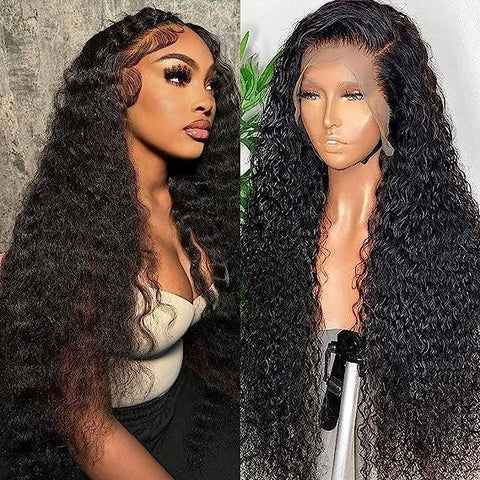 Long Body Curly Lace Front Wig - Synthetic Fiber - Versatile Styling Option Long Body Curly Lace Front Wig - Synthetic Fiber - Versatile Styling Option