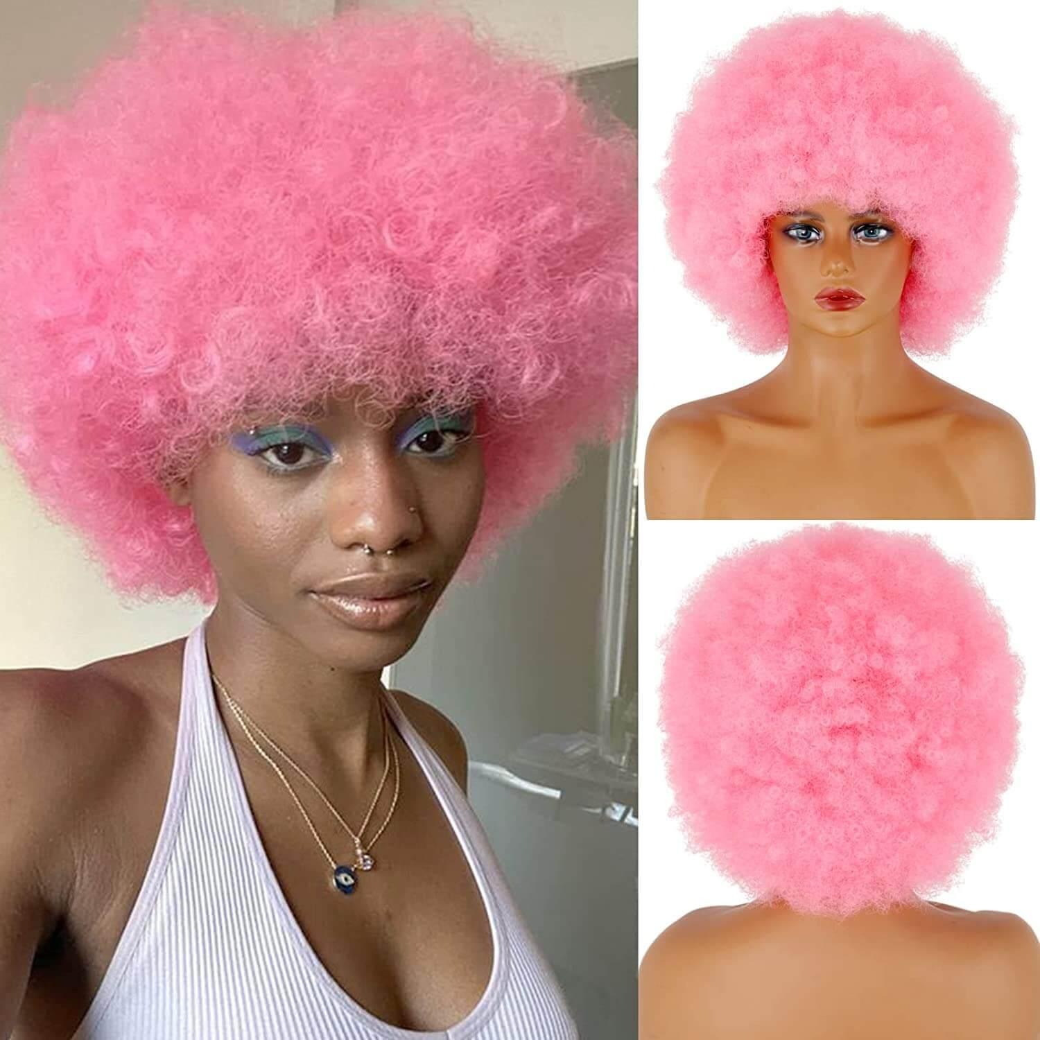 Lace Front Short Afro Wig - Anellace Lace Front Short Afro Wig - Anellace