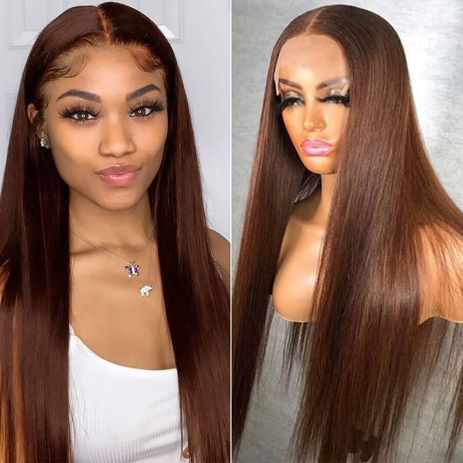 Long Straight Lace Front 100% Human Hair Wig - Anellace Long Straight Lace Front 100% Human Hair Wig - Anellace