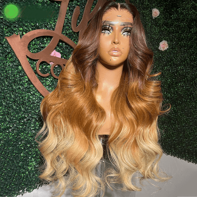 Long Wavy 100% Human Hair Lace Front Wig - Anellace Long Wavy 100% Human Hair Lace Front Wig - Anellace