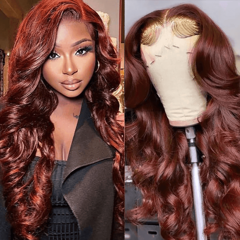 Long Wavy 100% Human Hair Lace Front Wig - Anellace Long Wavy 100% Human Hair Lace Front Wig - Anellace
