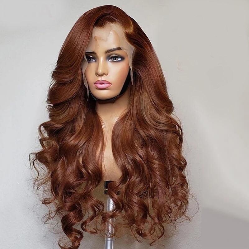 Long Wavy 100% Human Hair Lace Front Wig - Anellace Long Wavy 100% Human Hair Lace Front Wig - Anellace