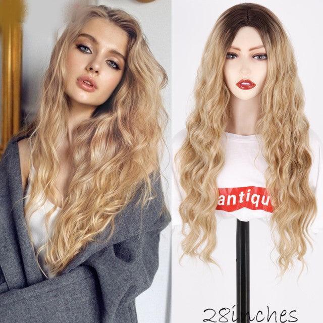 Long Wavy Hair Lace Wig - Anellace Long Wavy Hair Lace Wig - Anellace
