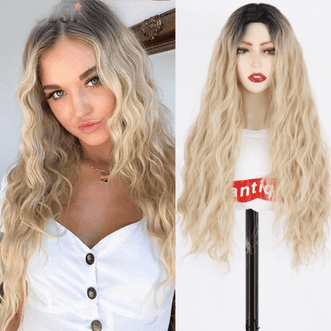Long Wavy Hair Lace Wig - Anellace Long Wavy Hair Lace Wig - Anellace