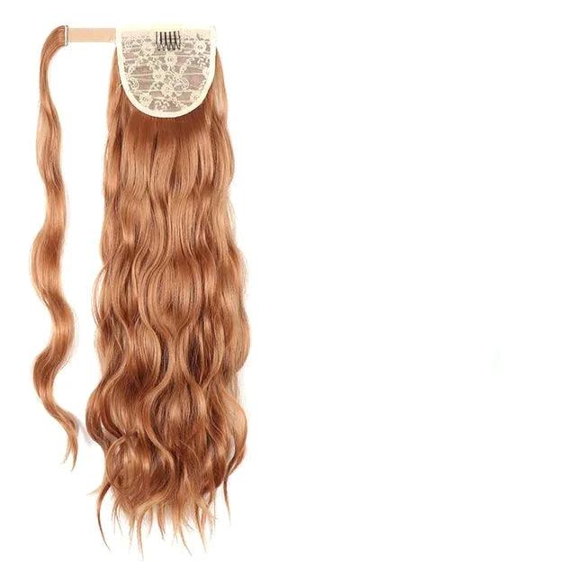 Organic Wavy Ponytail Hair Extension - Anellace Organic Wavy Ponytail Hair Extension - Anellace