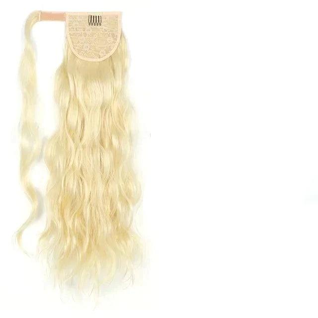 Organic Wavy Ponytail Hair Extension - Anellace Organic Wavy Ponytail Hair Extension - Anellace