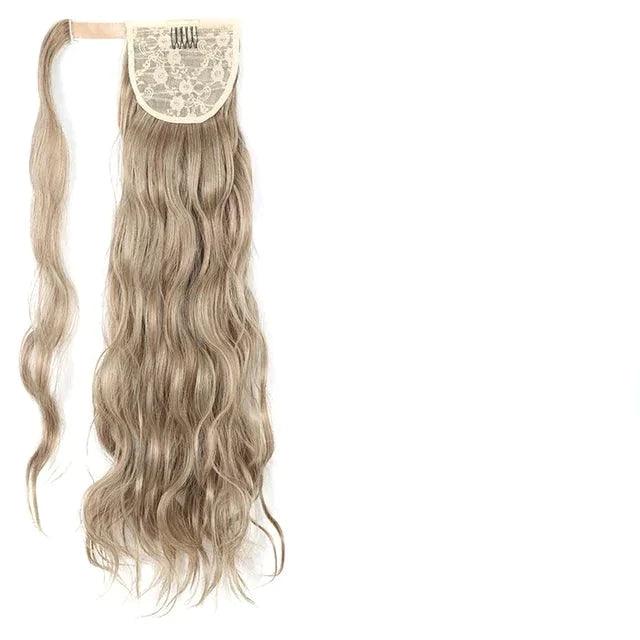 Organic Wavy Ponytail Hair Extension - Anellace Organic Wavy Ponytail Hair Extension - Anellace