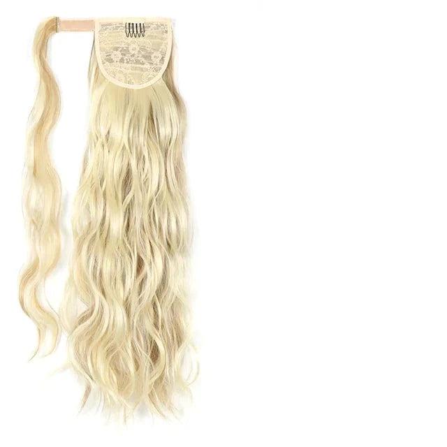 Organic Wavy Ponytail Hair Extension - Anellace Organic Wavy Ponytail Hair Extension - Anellace