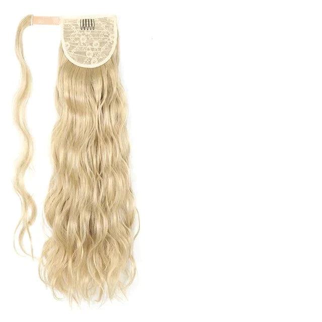 Organic Wavy Ponytail Hair Extension - Anellace Organic Wavy Ponytail Hair Extension - Anellace