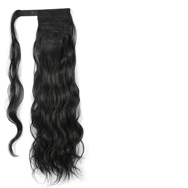 Organic Wavy Ponytail Hair Extension - Anellace Organic Wavy Ponytail Hair Extension - Anellace