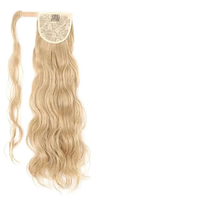 Organic Wavy Ponytail Hair Extension - Anellace Organic Wavy Ponytail Hair Extension - Anellace
