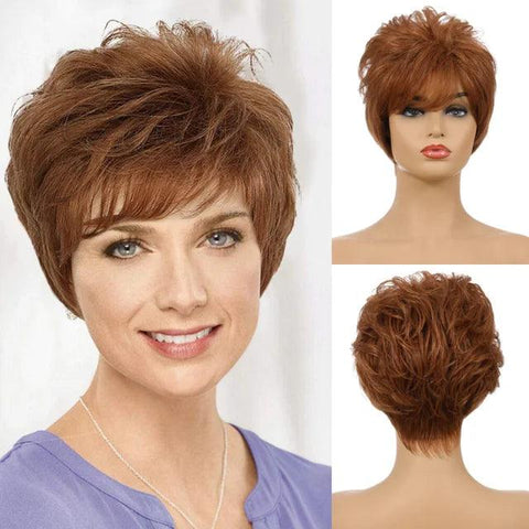 Peruca Lace Cabelo Curto Ondulado - Anellace Peruca Lace Cabelo Curto Ondulado - Anellace