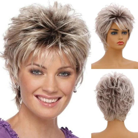 Peruca Lace Cabelo Curto Ondulado - Anellace Peruca Lace Cabelo Curto Ondulado - Anellace