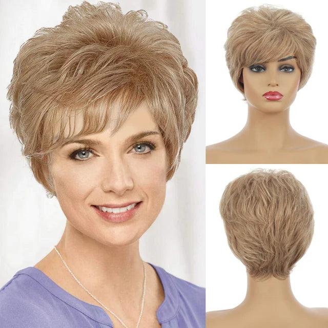 Peruca Lace Cabelo Curto Ondulado - Anellace Peruca Lace Cabelo Curto Ondulado - Anellace