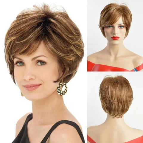 Peruca Lace Cabelo Curto Ondulado - Anellace Peruca Lace Cabelo Curto Ondulado - Anellace