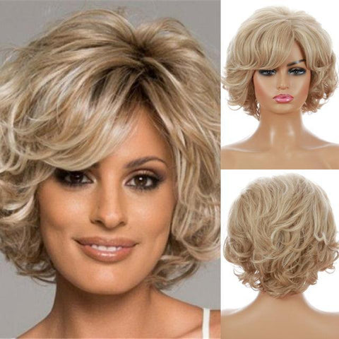 Peruca Lace Cabelo Curto Ondulado - Anellace Peruca Lace Cabelo Curto Ondulado - Anellace