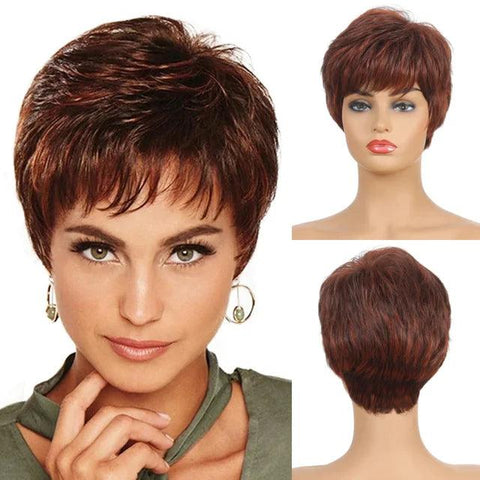 Peruca Lace Cabelo Curto Ondulado - Anellace Peruca Lace Cabelo Curto Ondulado - Anellace