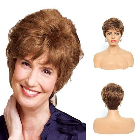 Peruca Lace Cabelo Curto Ondulado - Anellace Peruca Lace Cabelo Curto Ondulado - Anellace