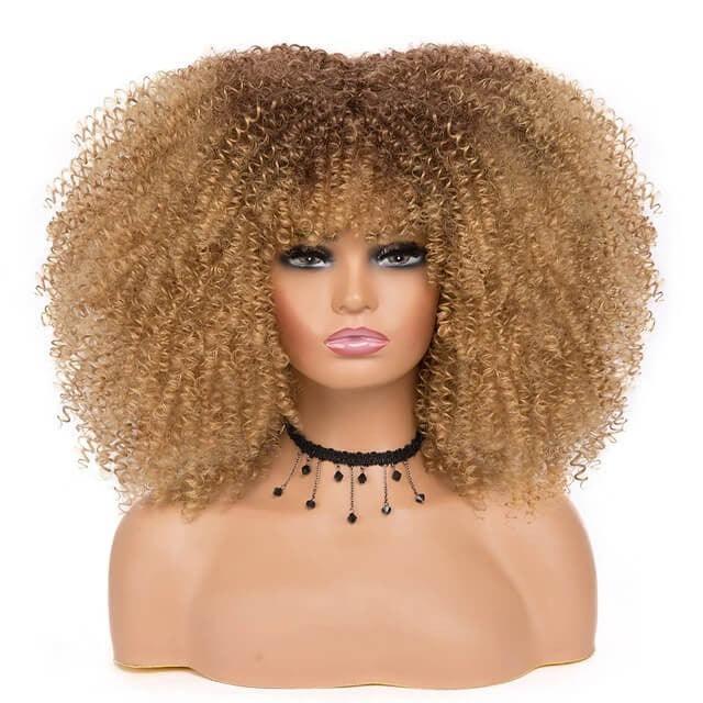 Short Afro Curly Lace Wig - Anellace Short Afro Curly Lace Wig - Anellace