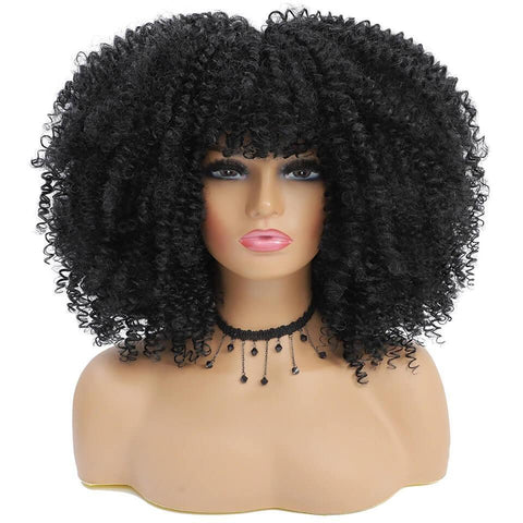 Short Afro Curly Lace Wig - Anellace Short Afro Curly Lace Wig - Anellace