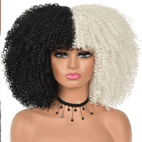 Short Afro Curly Lace Wig - Anellace Short Afro Curly Lace Wig - Anellace