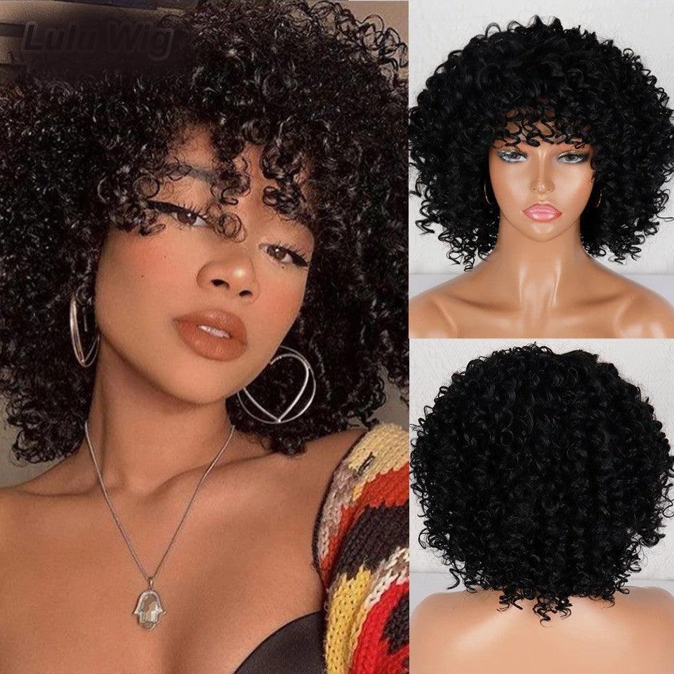 Short Curly Lace Wig - Anellace Short Curly Lace Wig - Anellace