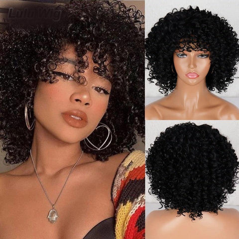 Short Curly Lace Wig - Anellace Short Curly Lace Wig - Anellace