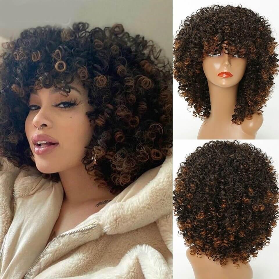 Short Curly Lace Wig - Anellace Short Curly Lace Wig - Anellace