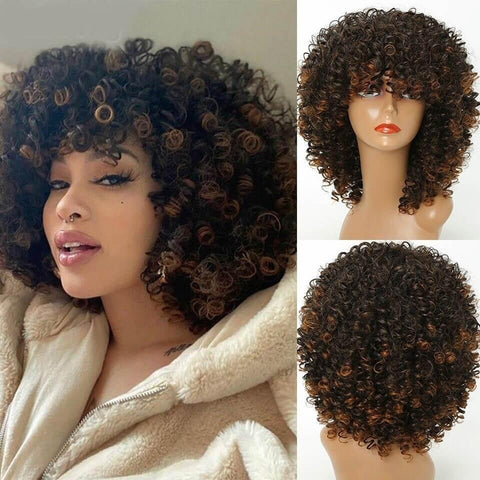 Short Curly Lace Wig - Anellace Short Curly Lace Wig - Anellace