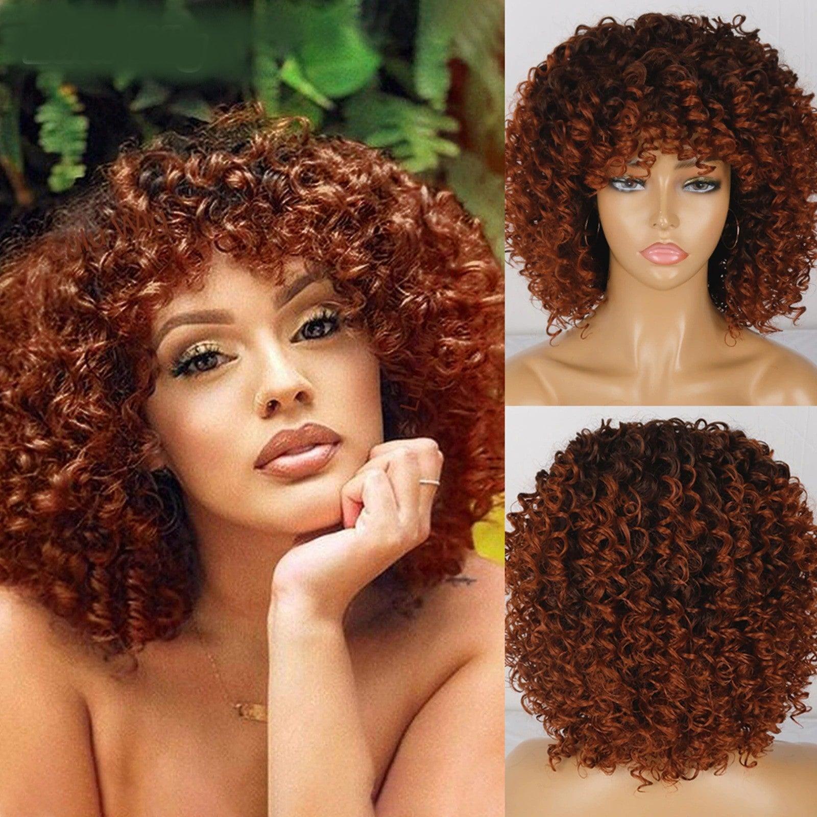 Short Curly Lace Wig - Anellace Short Curly Lace Wig - Anellace