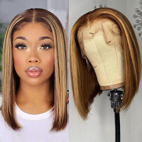 Short Straight Lace Front 100% Human Hair - Anellace Short Straight Lace Front 100% Human Hair - Anellace