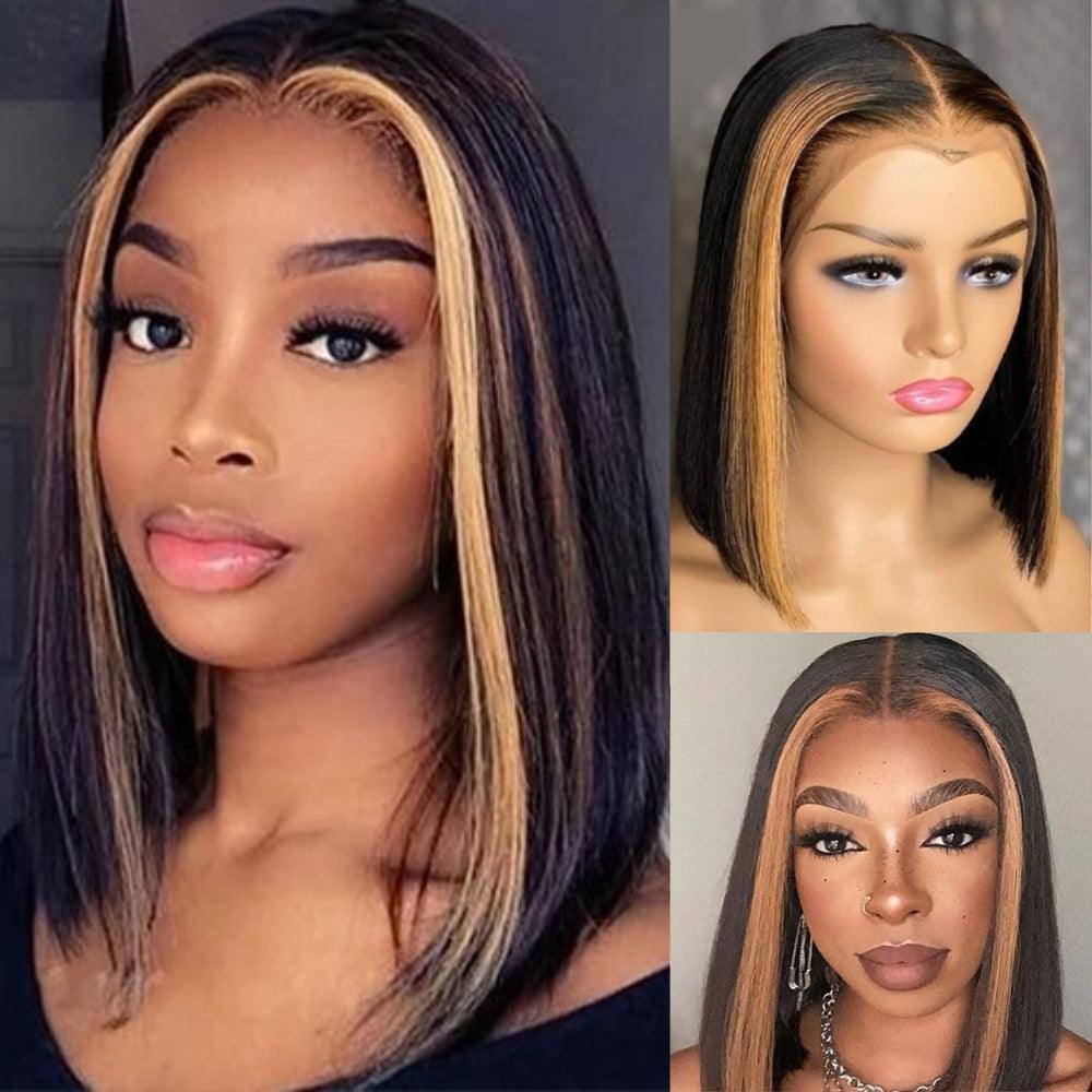 Short Straight Lace Front 100% Human Hair - Anellace Short Straight Lace Front 100% Human Hair - Anellace