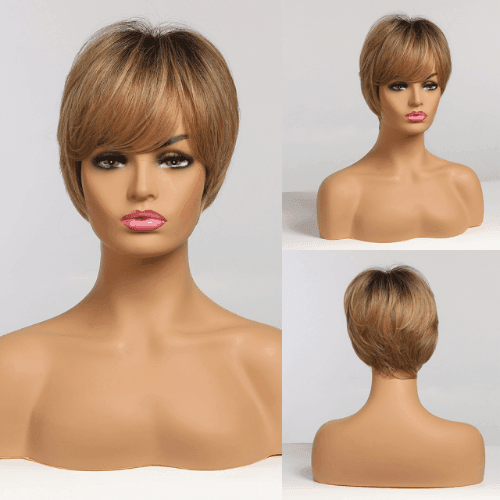 Short Straight Lace Wig - Anellace Short Straight Lace Wig - Anellace