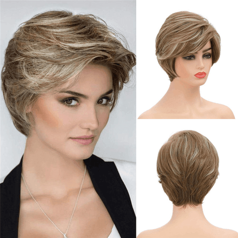 Short Straight Lace Wig - Anellace Short Straight Lace Wig - Anellace